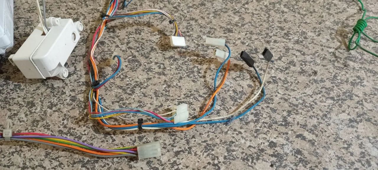 Chicote rede elétrica da lavadora eletrolux LTR10 - Foto 2