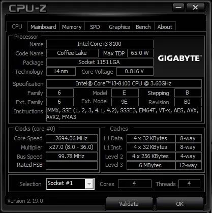 Kit Upgrade Intel i3 8ª geração + B310 DDR4