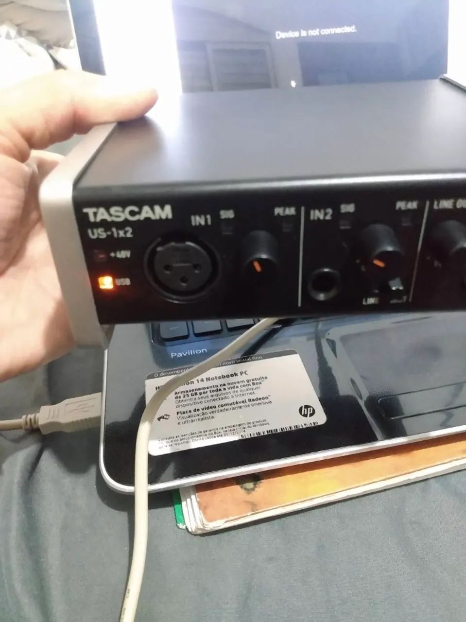 Tascan us 1x2 pouco uso 