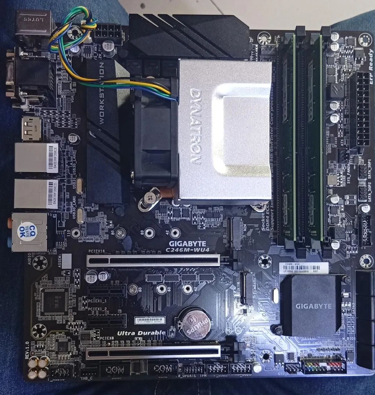 Kit:  i9 9900 + Gigabyte C246M + 64GB RAM + Cooler Dynatron - Foto 3