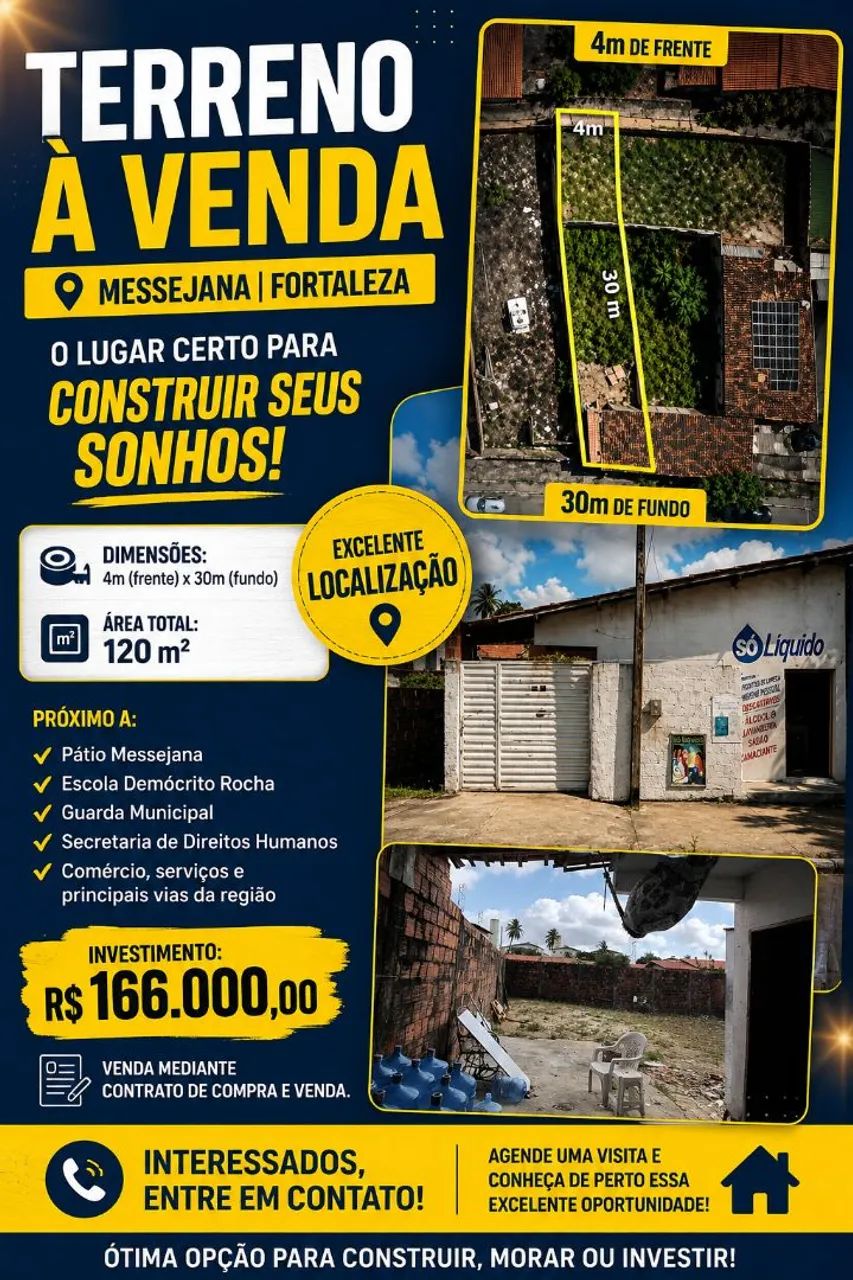 TERRENO À VENDA - MESSEJANA | FORTALEZA