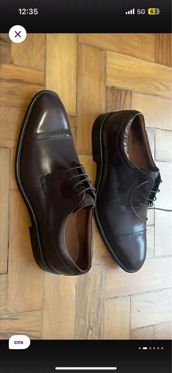 vendo sapato CNS em couro - Foto 2