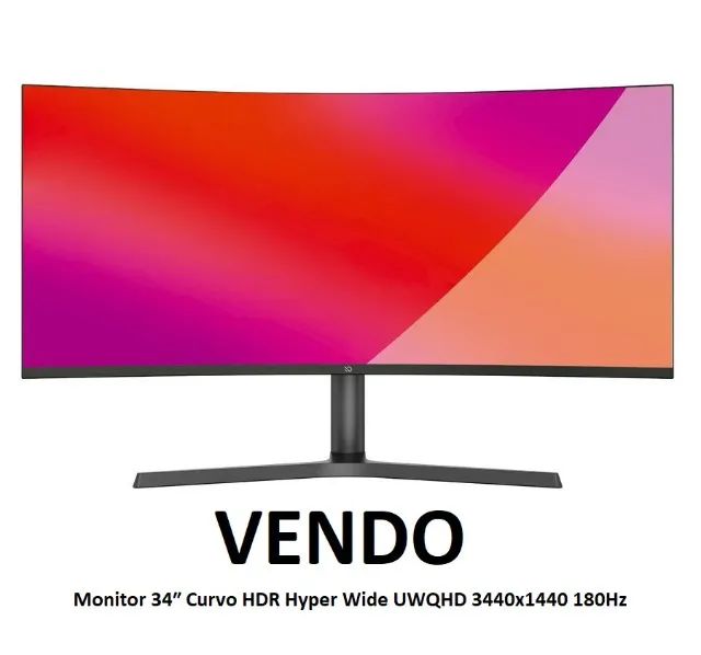 Monitor 34" Curvo