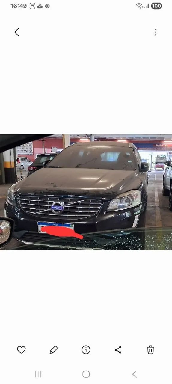 Volvo Xc60 2.0 T5 DYNAMIC FWD TURBO GASOLINA 4P AUTOMÁTICO 2015