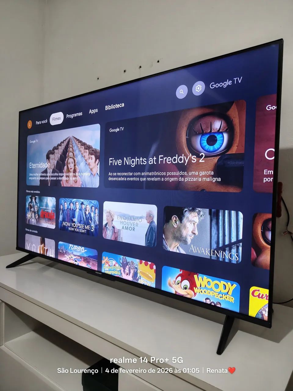 Smartv Semp 50 polegadas impecável  - Foto 3