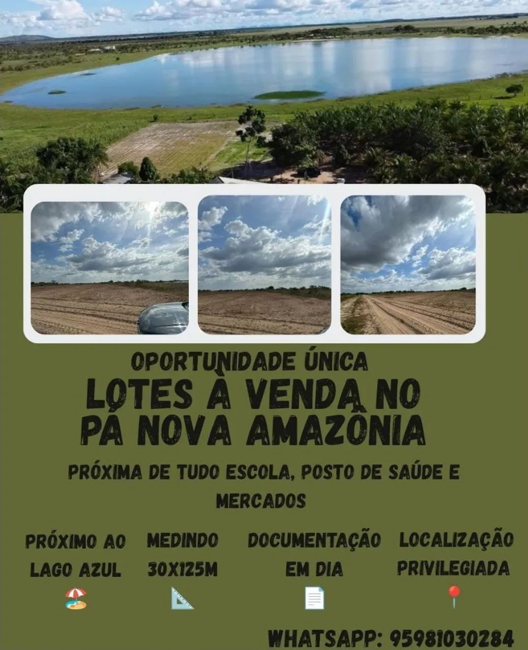 Lotes no PA Nova Amazônia 