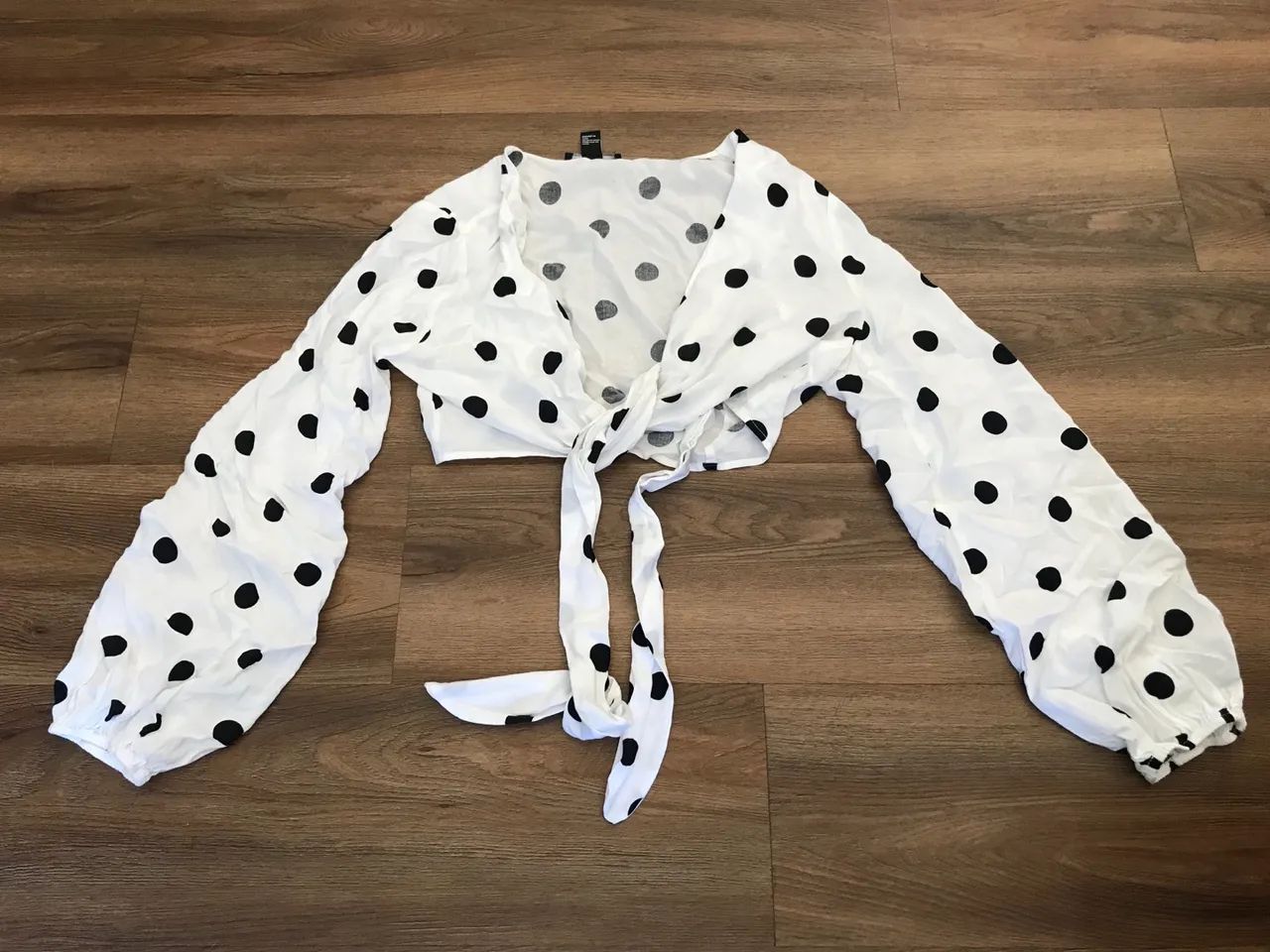 Blusa Poá Zara Nova Tamanho M