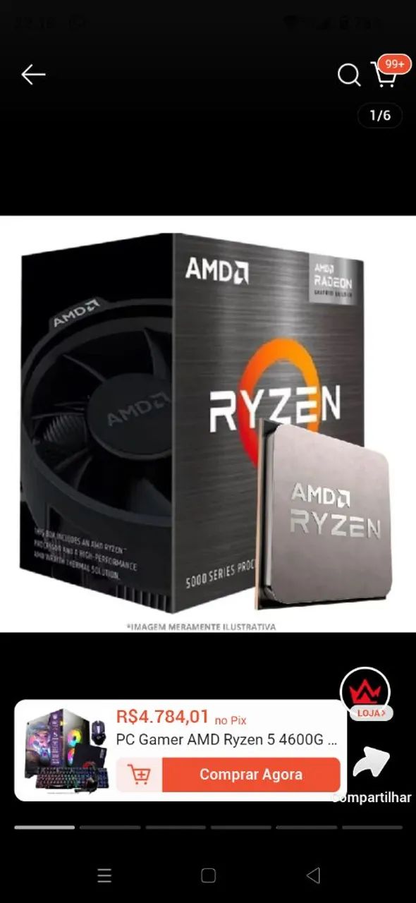 Kit PC gamer AMD Ryzen 5