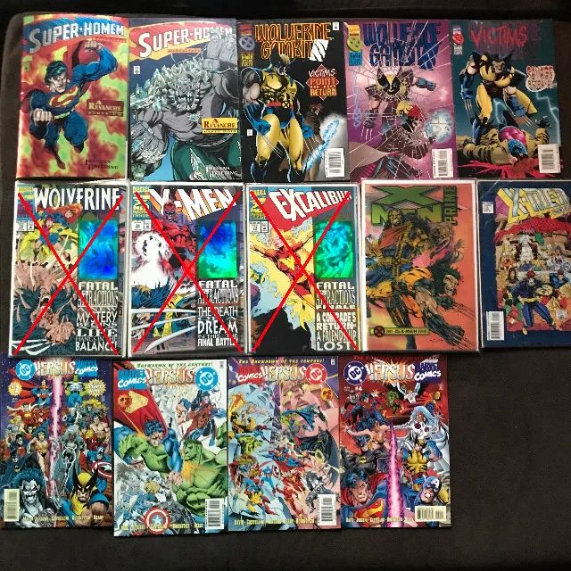 Lote Coleção HQs Gibis Quadrinhos Marvel Dc Spawn Importados e Raros - Foto 4