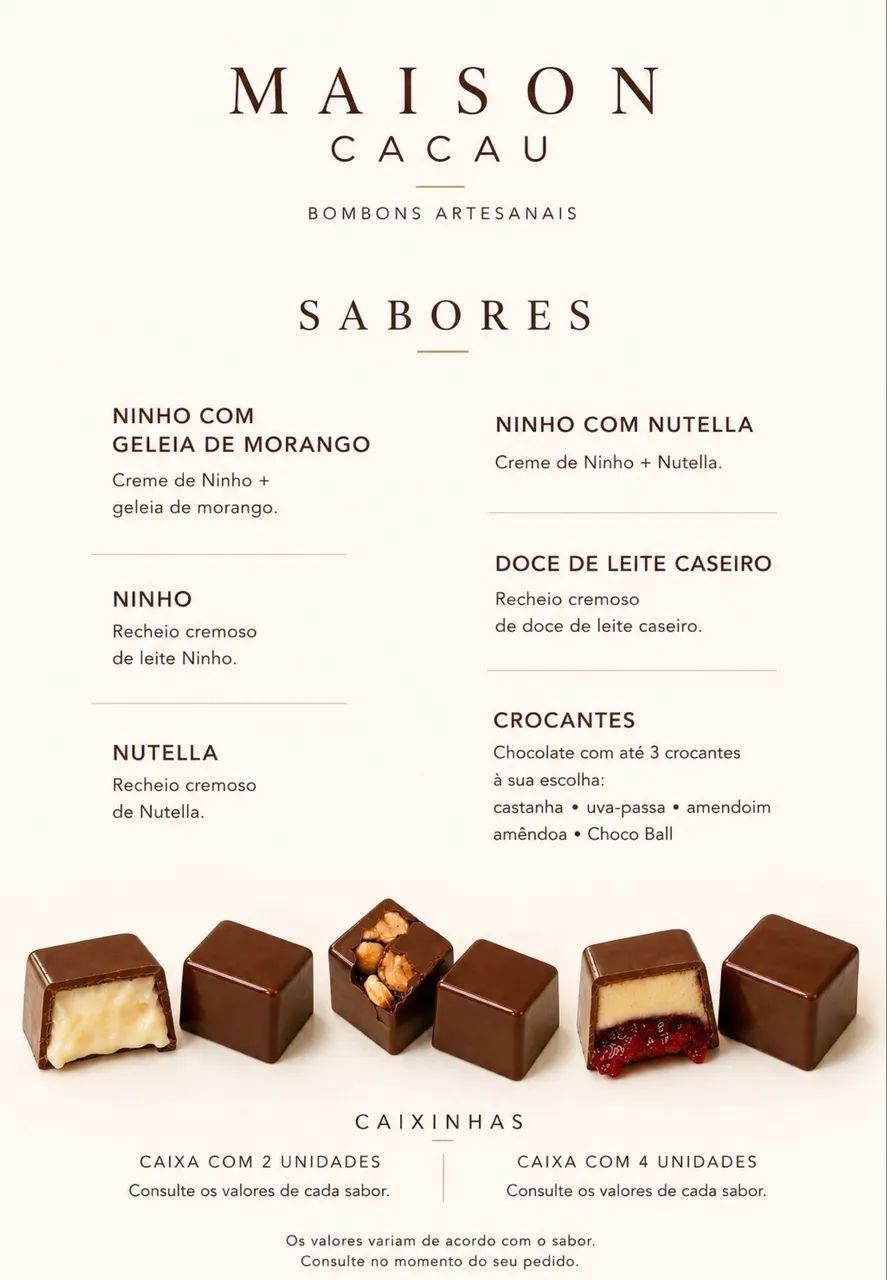Doces artesanais sob encomenda 