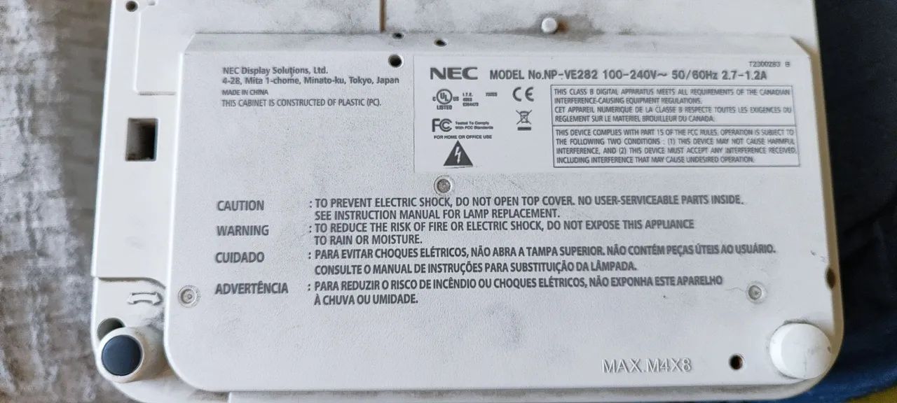 Projetor NEC VE282  - Foto 4