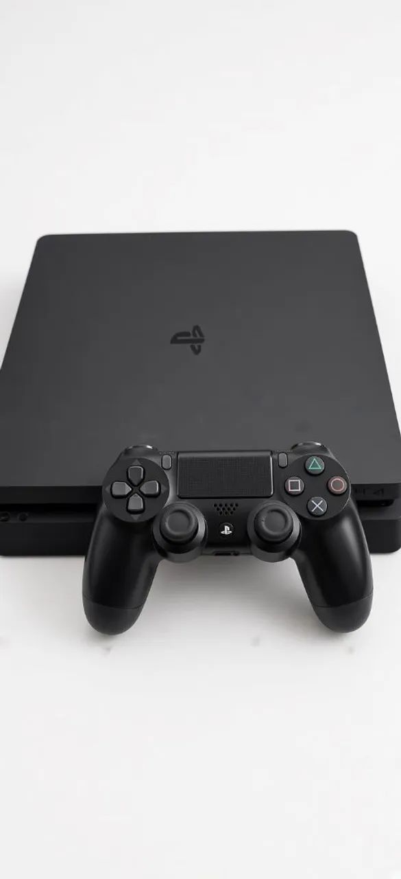 PS4 SLIM COM 3 JOGOS E 2 CONTROLES - Foto 2