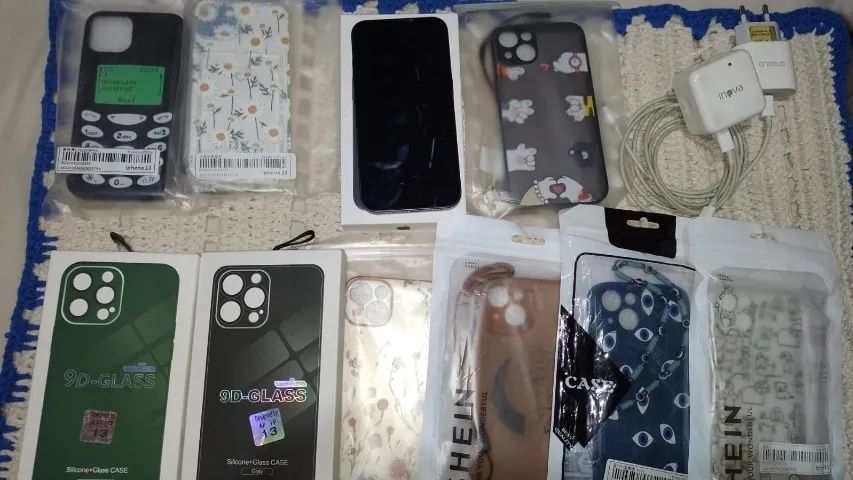 iPhone 13 128GB (Meia-noite) + Kit de Capas e Carregadores - Foto 3