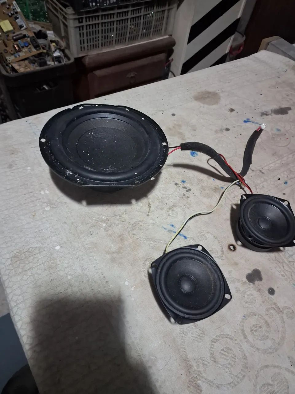 3 autofalante. 1 de 6polgadas .2 de 3 polegadas  4ohmes 80w - Foto 2