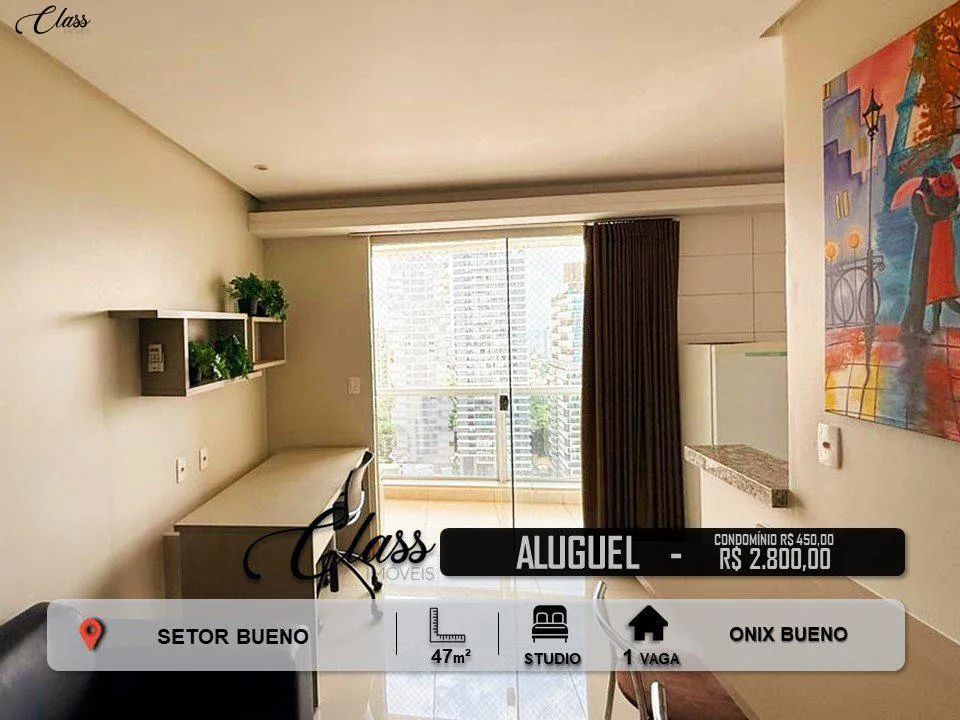 ONIX BUENO| SETOR BUENO | STUDIO| 47m² | 1 VAGA DE GARAGEM REF: 4249315 - Foto 3