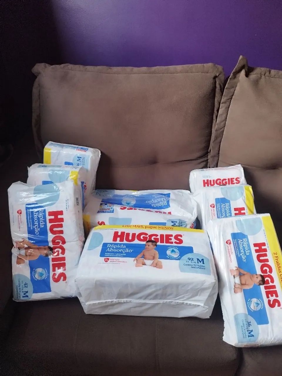 Fraudas Huggies tamanho M