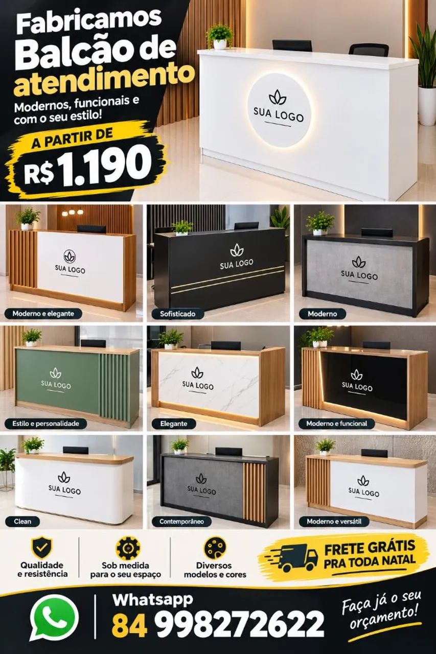 Fabricamos Balcão de atendimento 