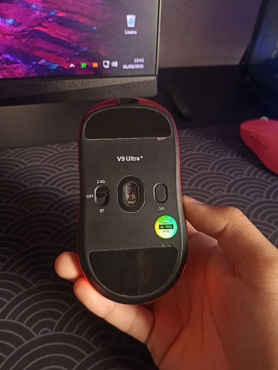 mouse gamer aula v9 ultra+ - Foto 3