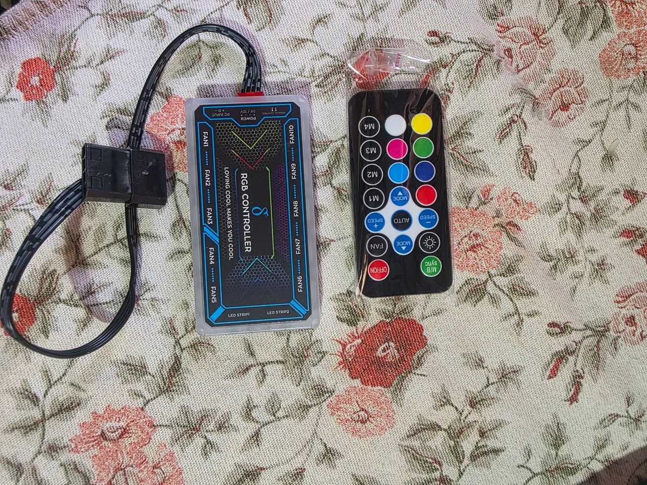 KIT 3 FANS GAMER COM CONTROLADORA - Foto 2