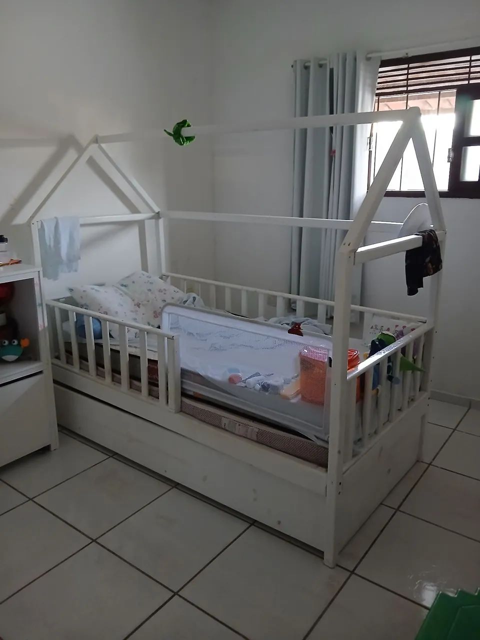 Cama de solteiro com alxiliar em madeira - Foto 2