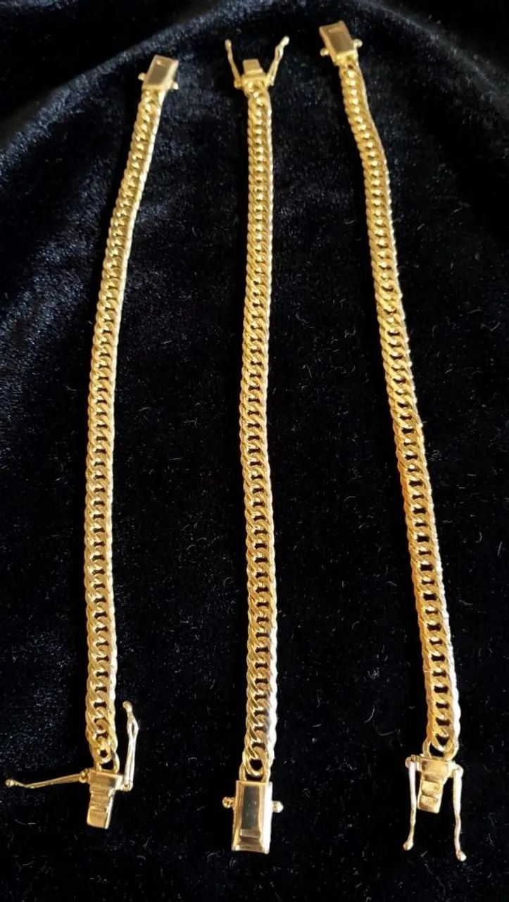 Semi joias banhada a ouro 18k 