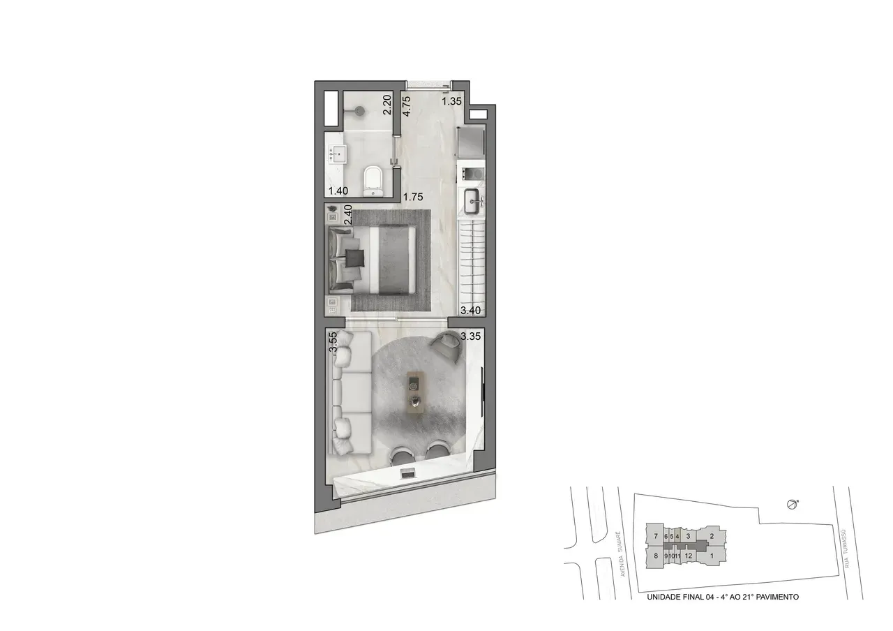 PLANTA 31m²