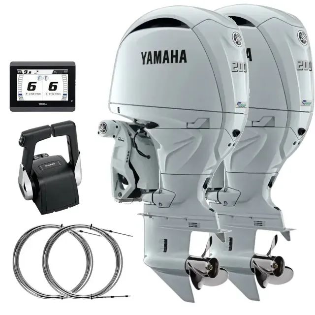 PARELHA YAMAHA 200HP BRANCO - MOTOR DE POPA 