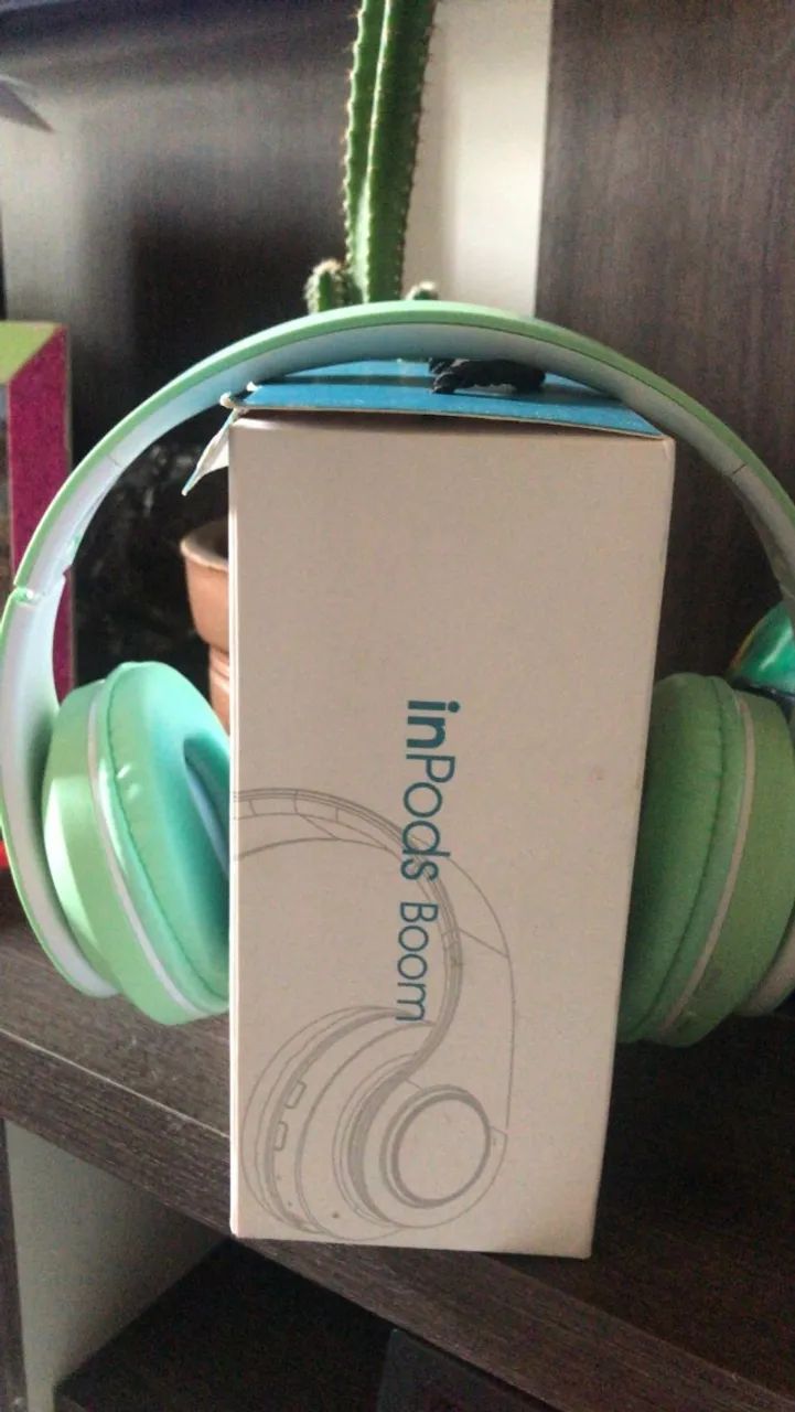 Headphone Inpods Boom Led Bluetooth Wireless Micro Sd - Foto 4