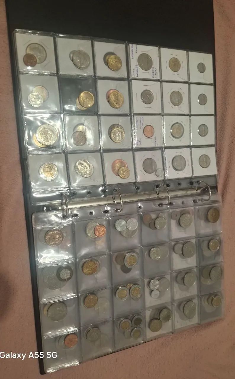 Album de Moedas com mais de 240 moedas - Foto 4