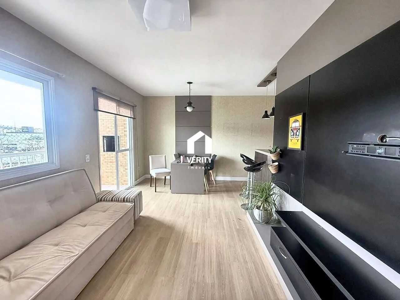 Apartamento mobiliado com 2 dormitórios para locação em Capoeiras
