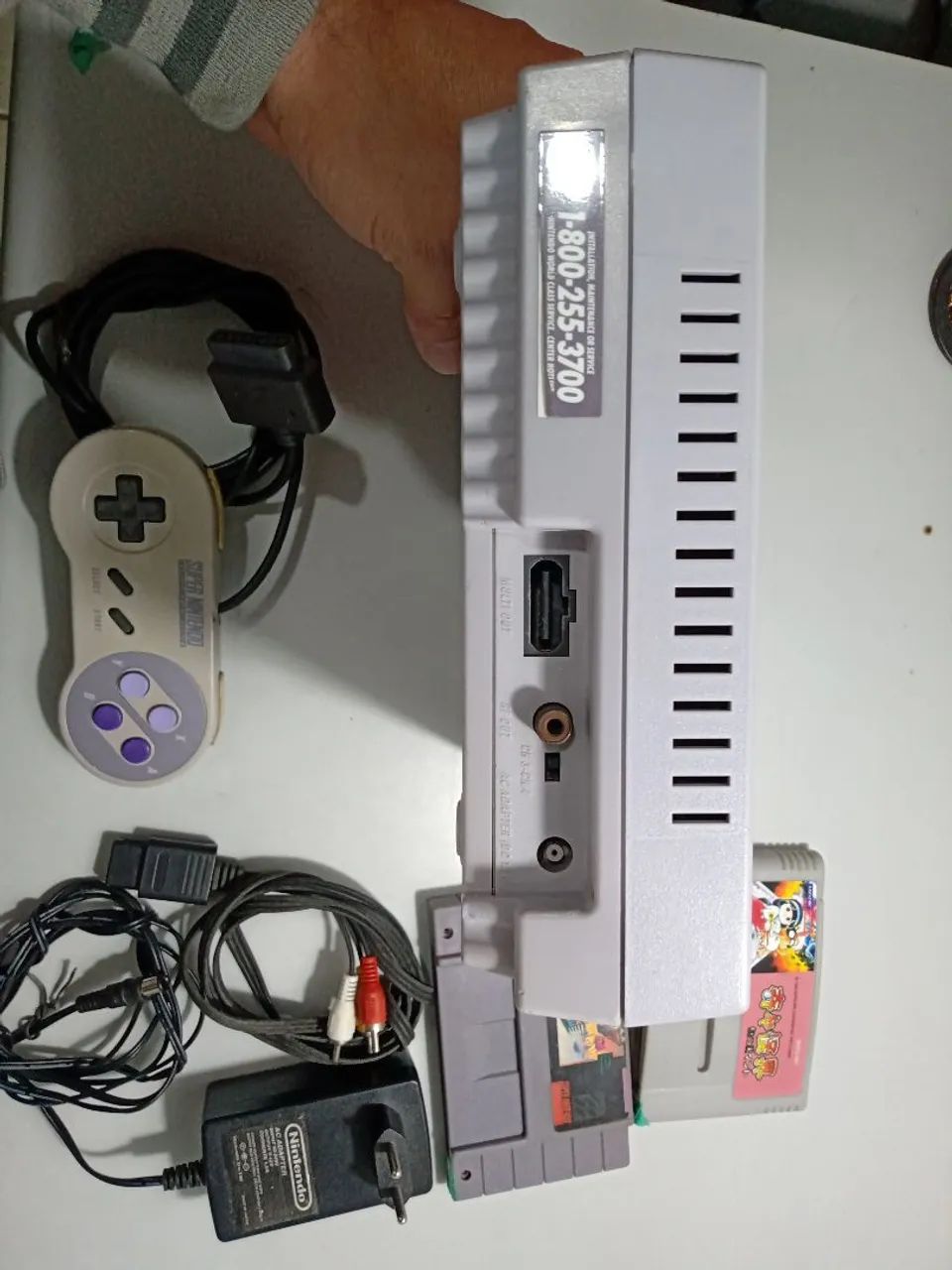 Super Nintendo completo com dois jogos - Foto 5