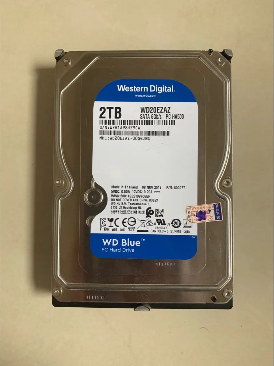 HD 2TB WD BLUE