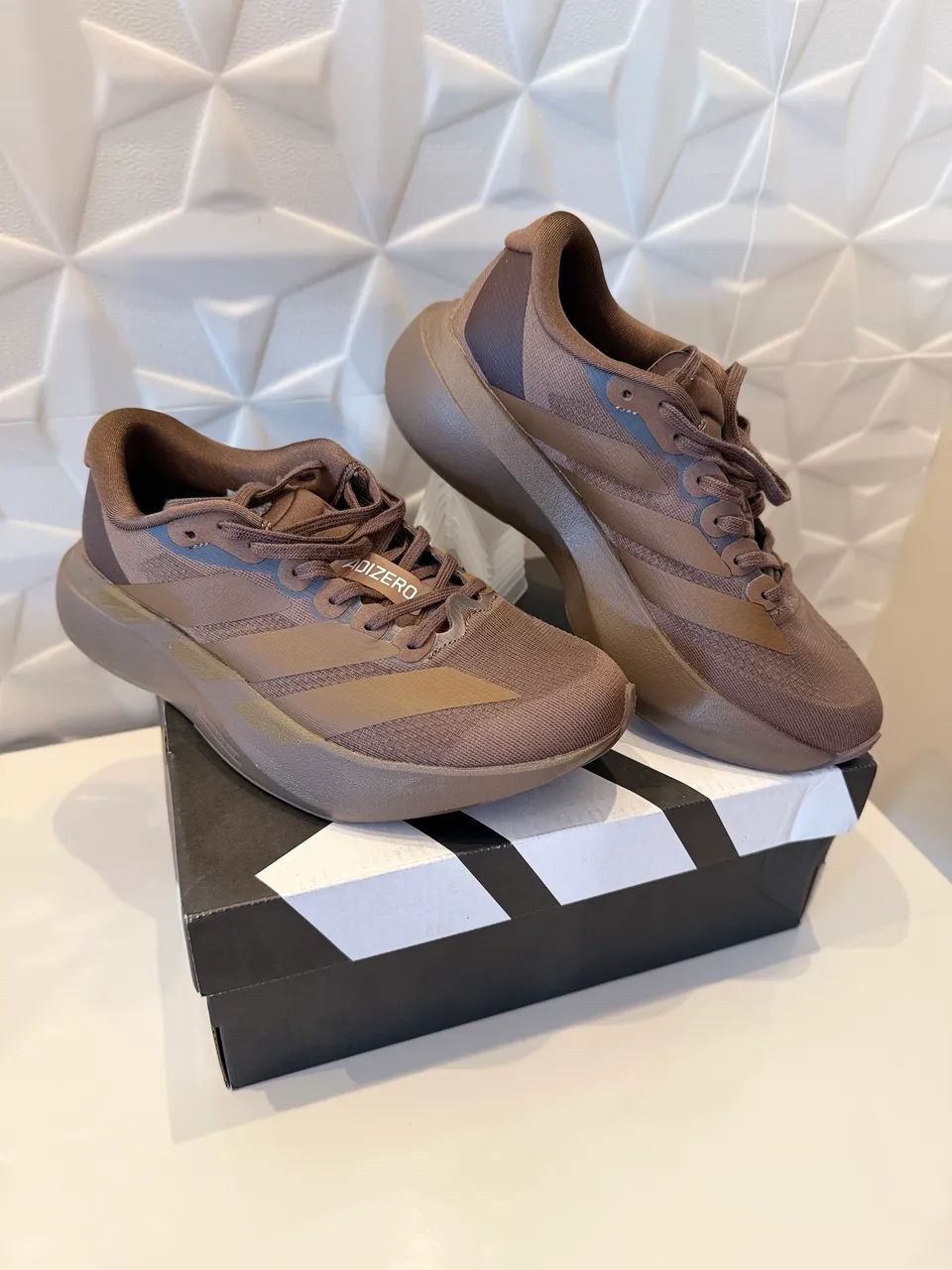 Adidas Adzero Evo SL Marron - Tamanho 37
