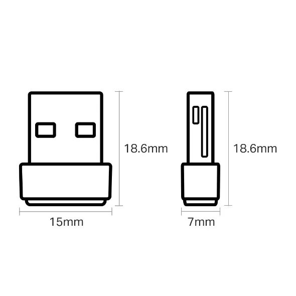 Adaptador USB Wireless TP-LINK Archer T2U Nano AC600 - Foto 2