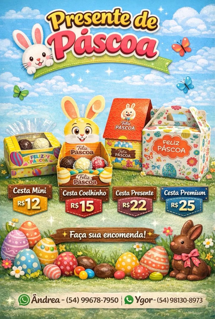 Vende-se cestas de trufas paga a Páscoa  - Foto 2
