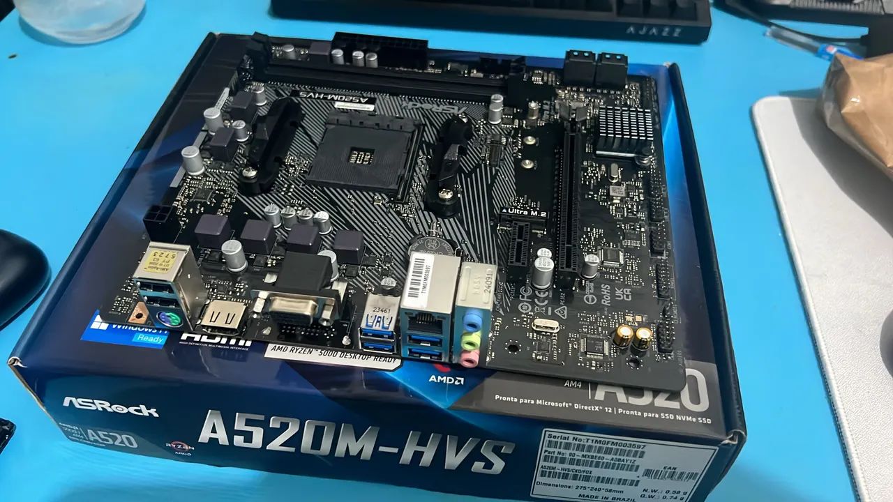 Placa Mãe A520m Asrock 