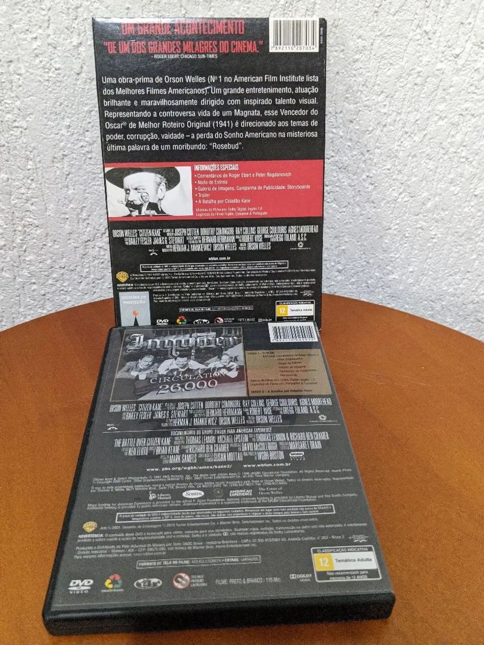DVD Duplo Cidadão Kane - Edição Premium Remasterizada (Com Documentário) - Foto 2