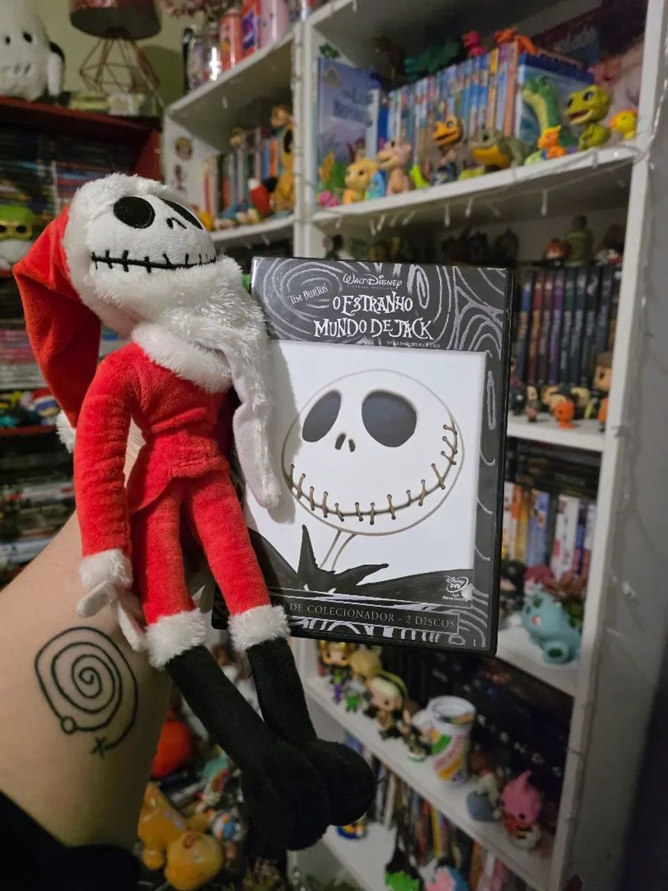 DVD O Estranho Mundo de Jack com Pelúcia 
