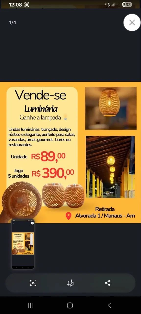 Luminária Rústica - Foto 2