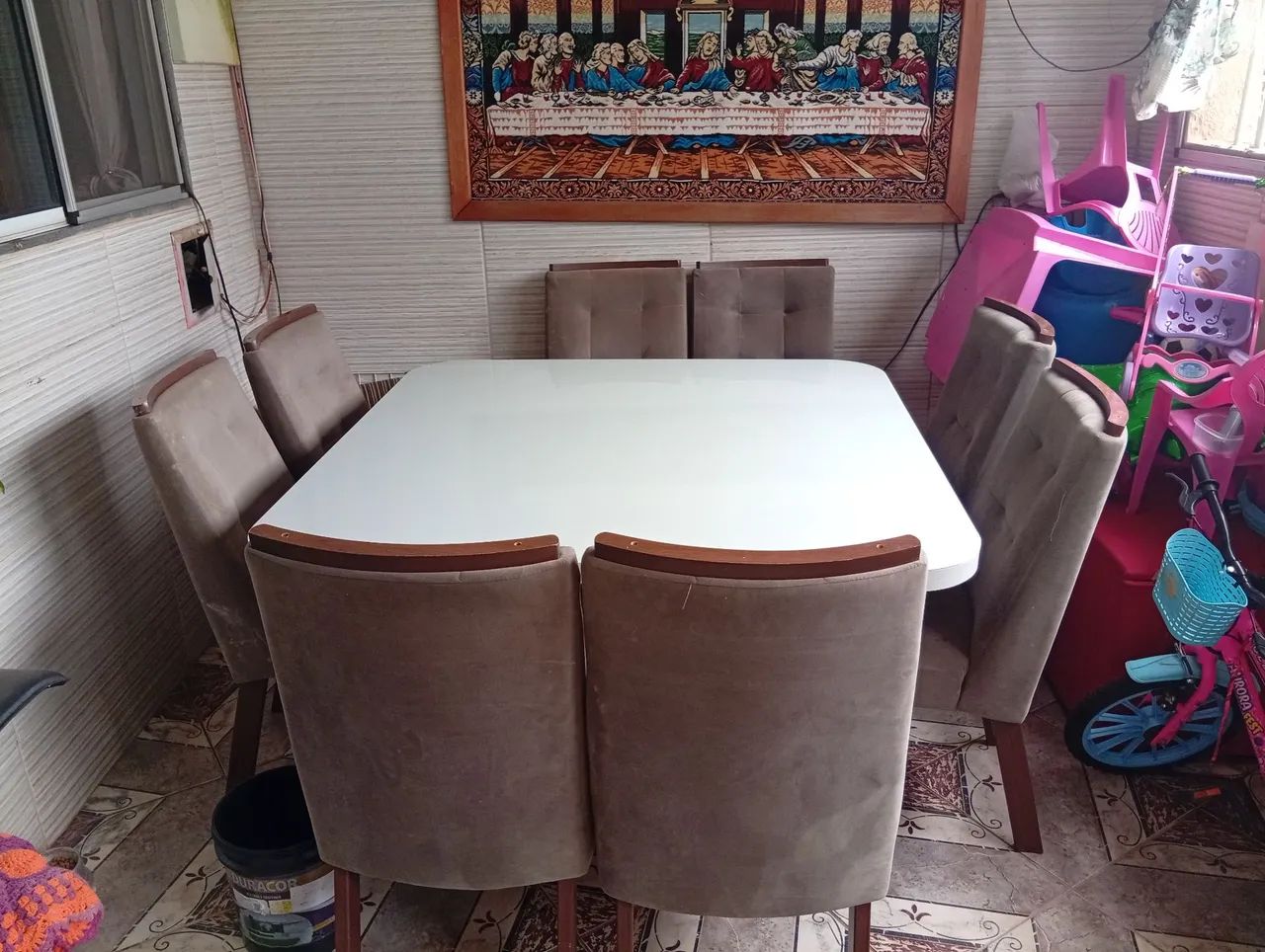 Mesa com 8 Cadeiras - Foto 3