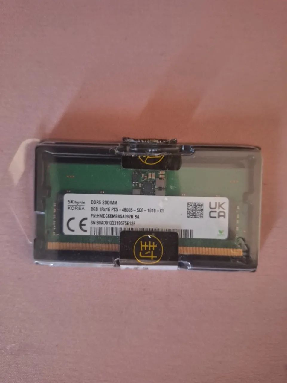 8gb Ram notebook ddr5