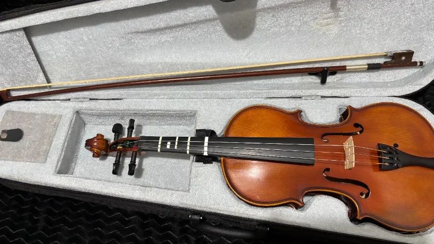 Violino 4/4 Completo - Comprado na Alemanha - Pronto para tocar