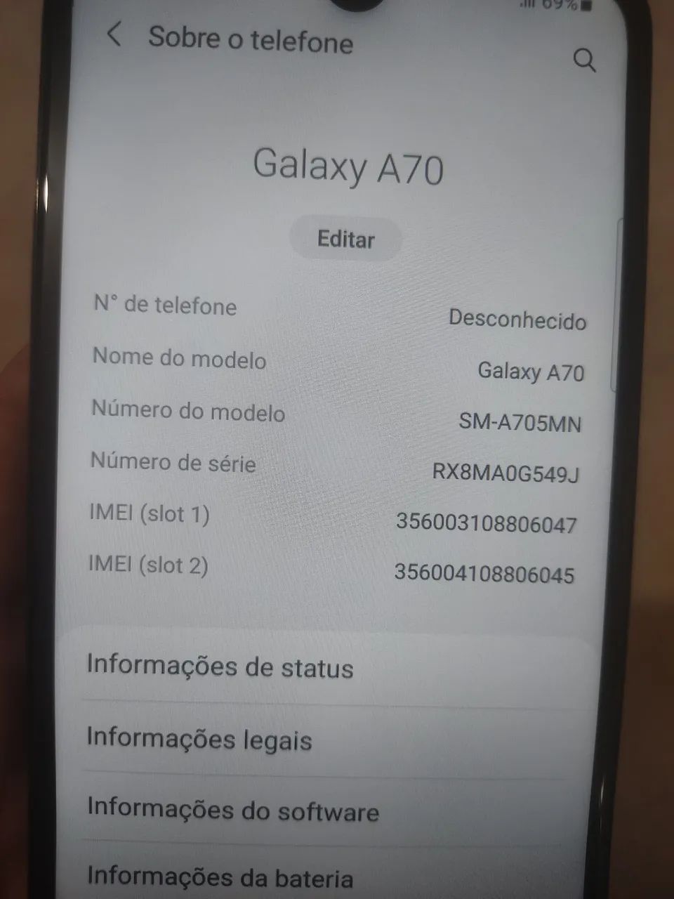 Celular Samsung A70 - Foto 4