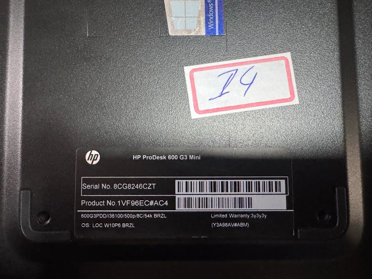 HP PRODESK 600 MINI G3 - Foto 2