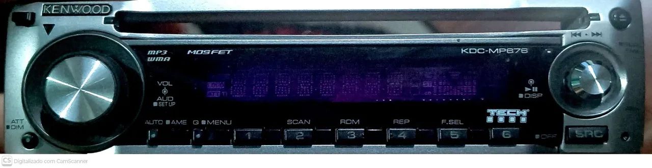 Rádios Carro Kenwood Frente