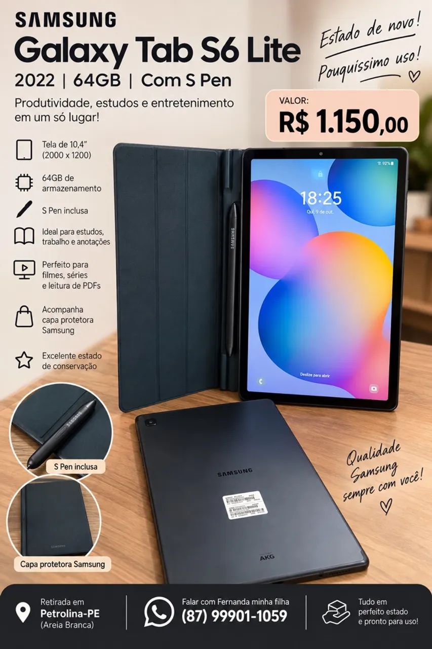 Samsung Galaxy Tab S6 Lite (2022) - Foto 2