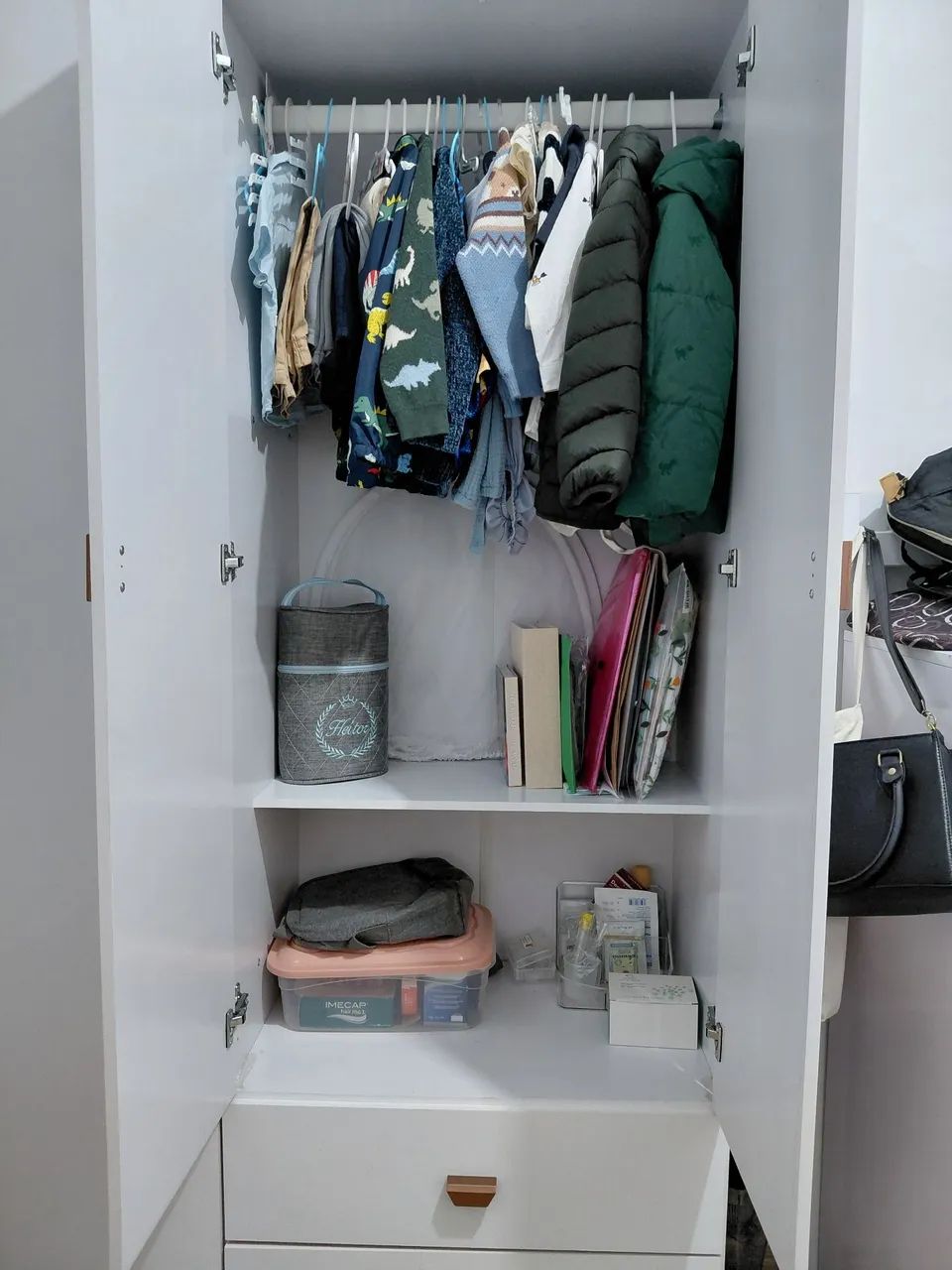 Guarda-roupa e cômoda infantil  - Foto 2