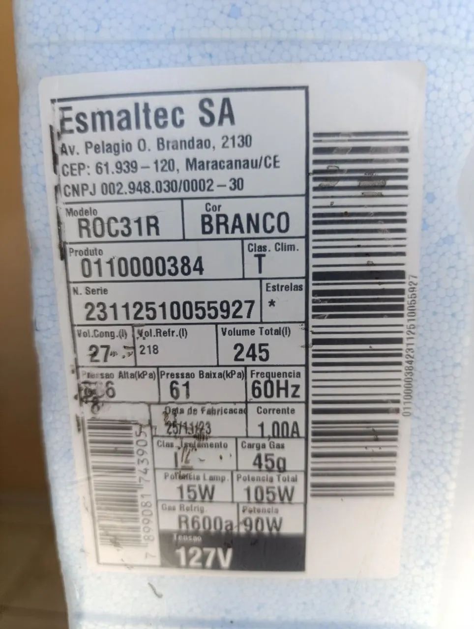 Geladeira Esmaltec 245 litros nova - Foto 5