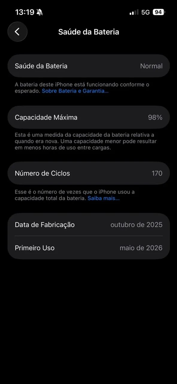 IPHONE16e 5 meses de tudo com garantia - Foto 5