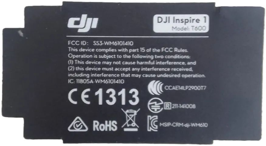 Módulo VPS Original de Visão e Posicionamento do DJI Inspire 1 Part 39 DJI-INSP-P39 Usado - Foto 3